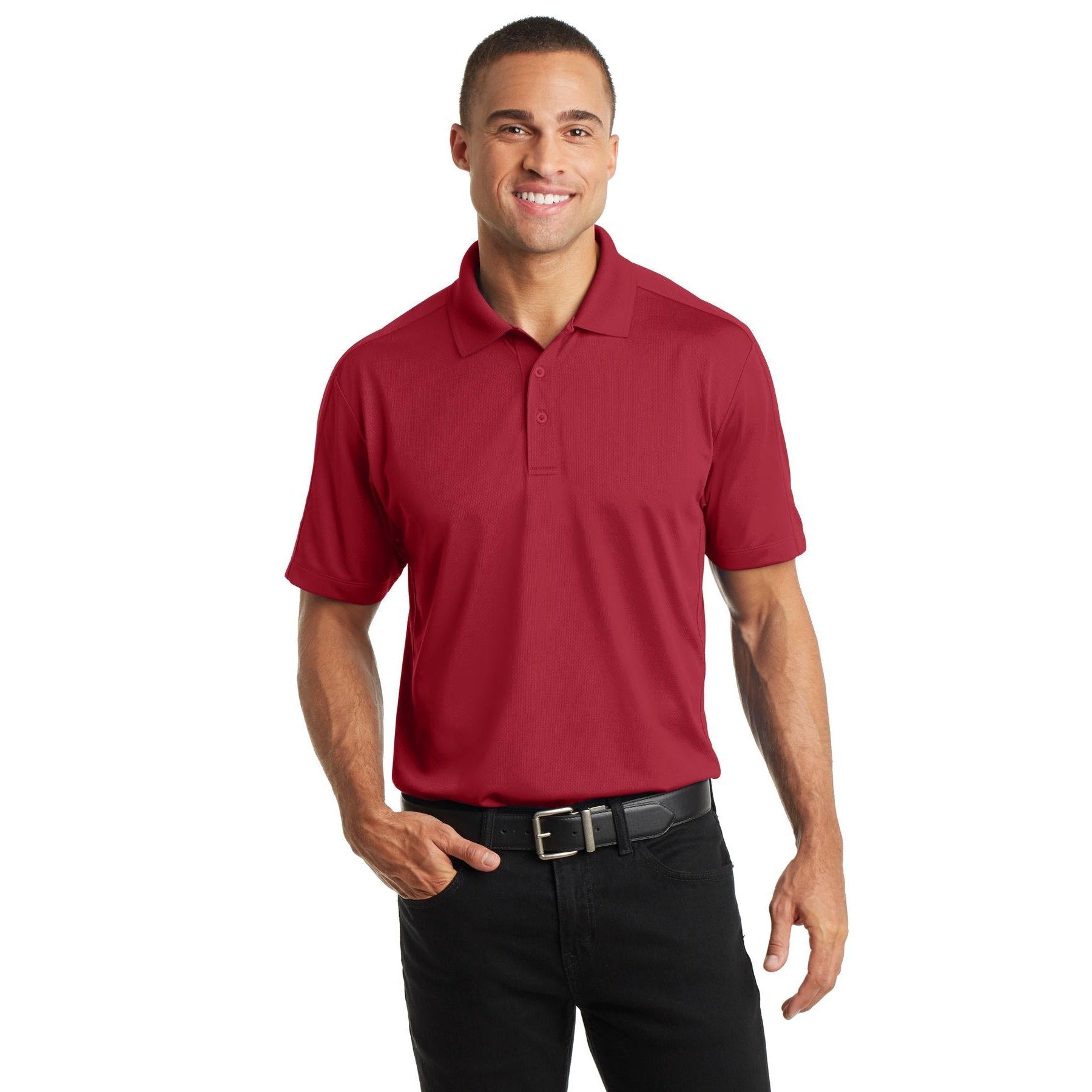 Port Authority-Port Authority® Diamond Jacquard Polo. K569-MedTech-4